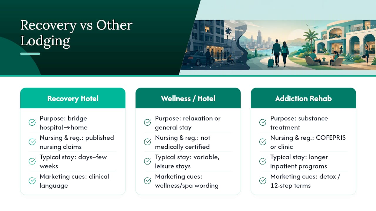 What Are the Best Recovery Hotels for Post-Surgery Care in Tijuana? — overview diagram