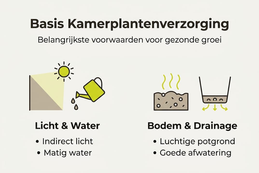 Infographic: essentiële tips voor het verzorgen van kamerplanten