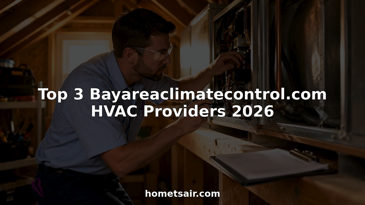 Top 3 Bayareaclimatecontrol.com HVAC Providers 2026