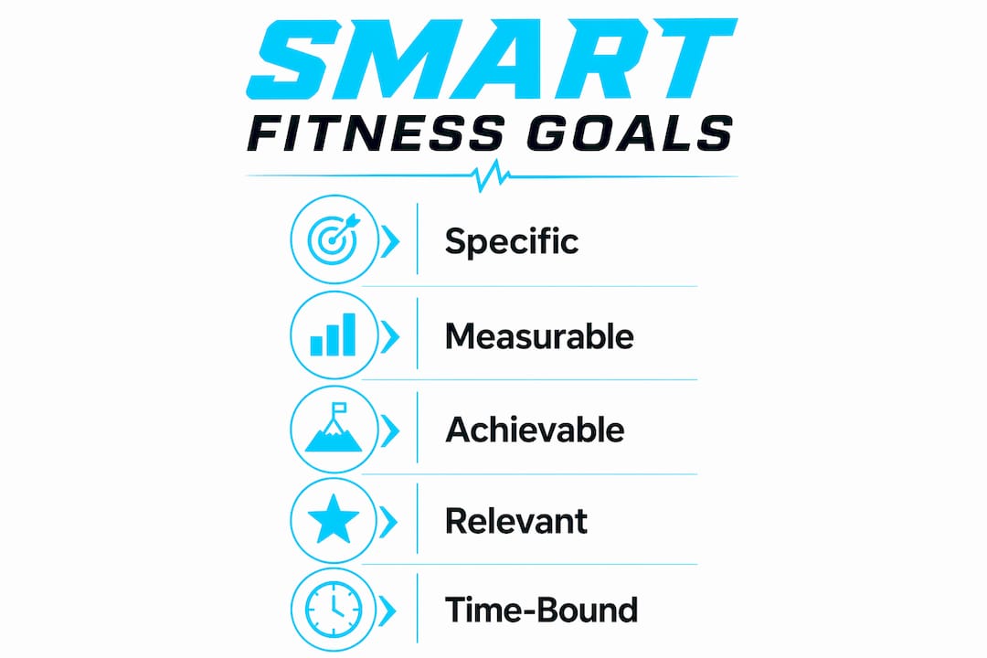 What Does Fitness Goal Mean? Your Clear Guide 2 Infographic illustrating SMART fitness goal criteria