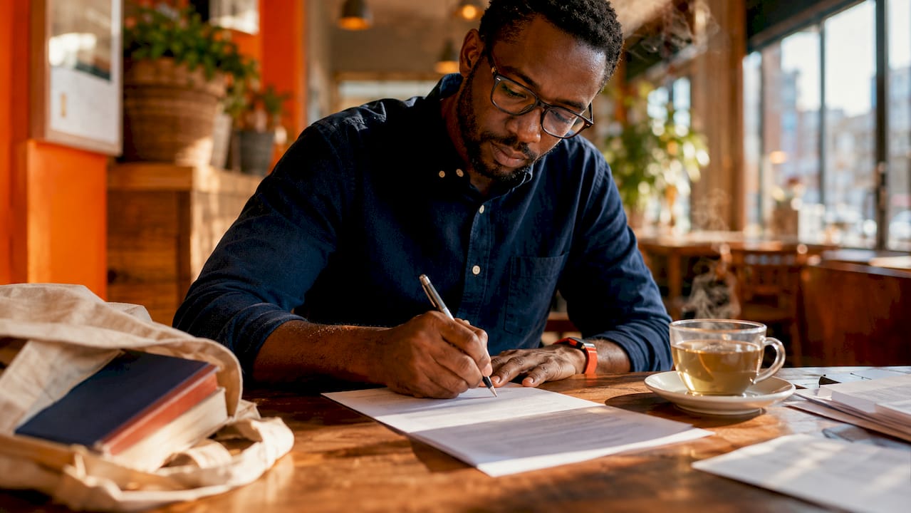 Translator signing certified translation document