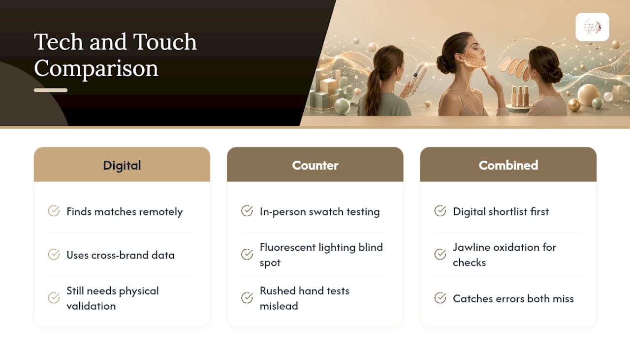 What the Data Says About Combining Tech and Touch — overview diagram