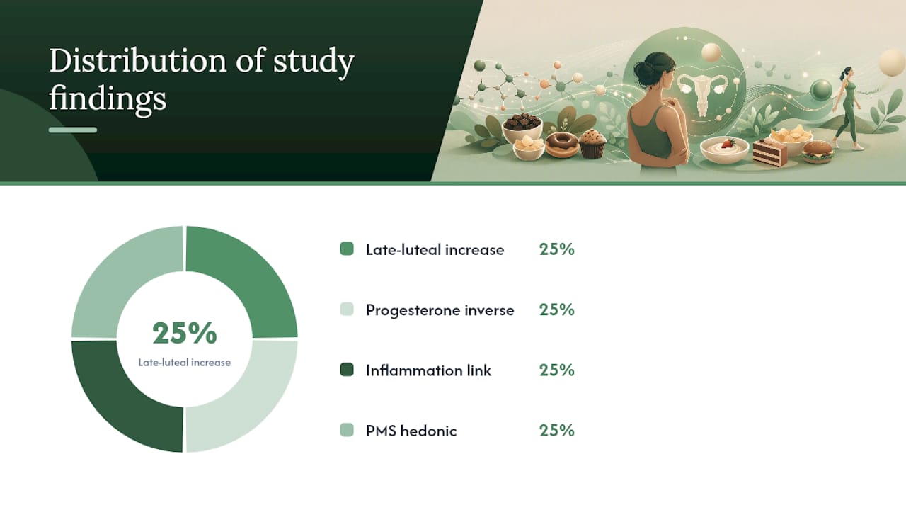 What Does the Evidence Say About Progesterone and Cravings? — overview diagram