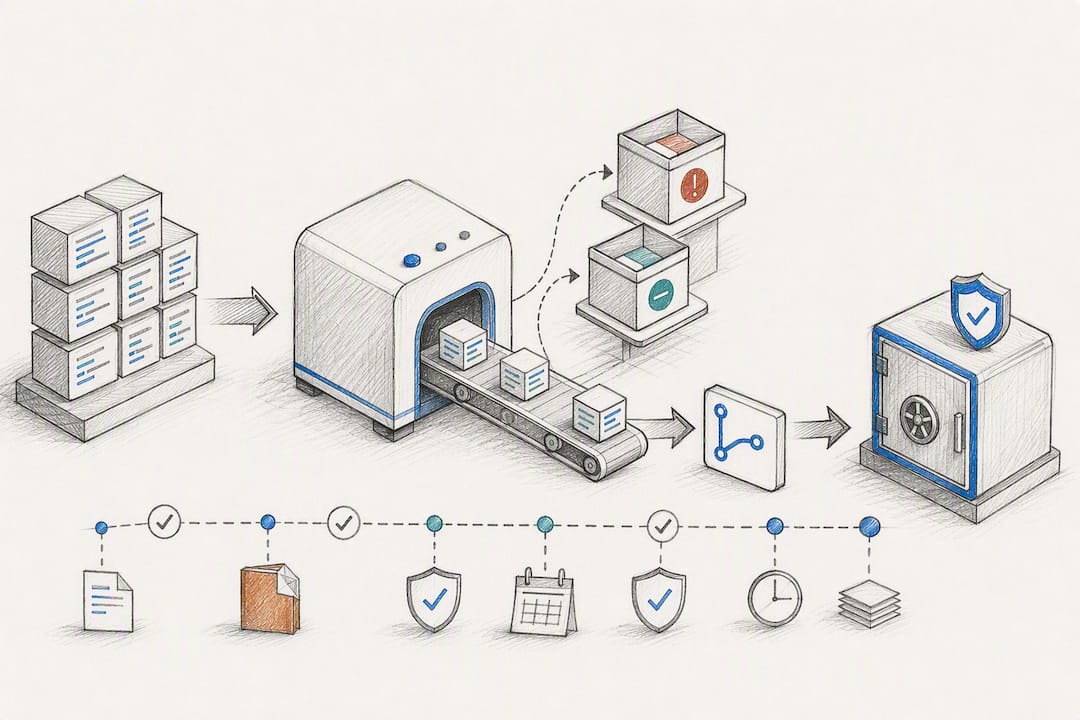 Automated scan producing remediation evidence