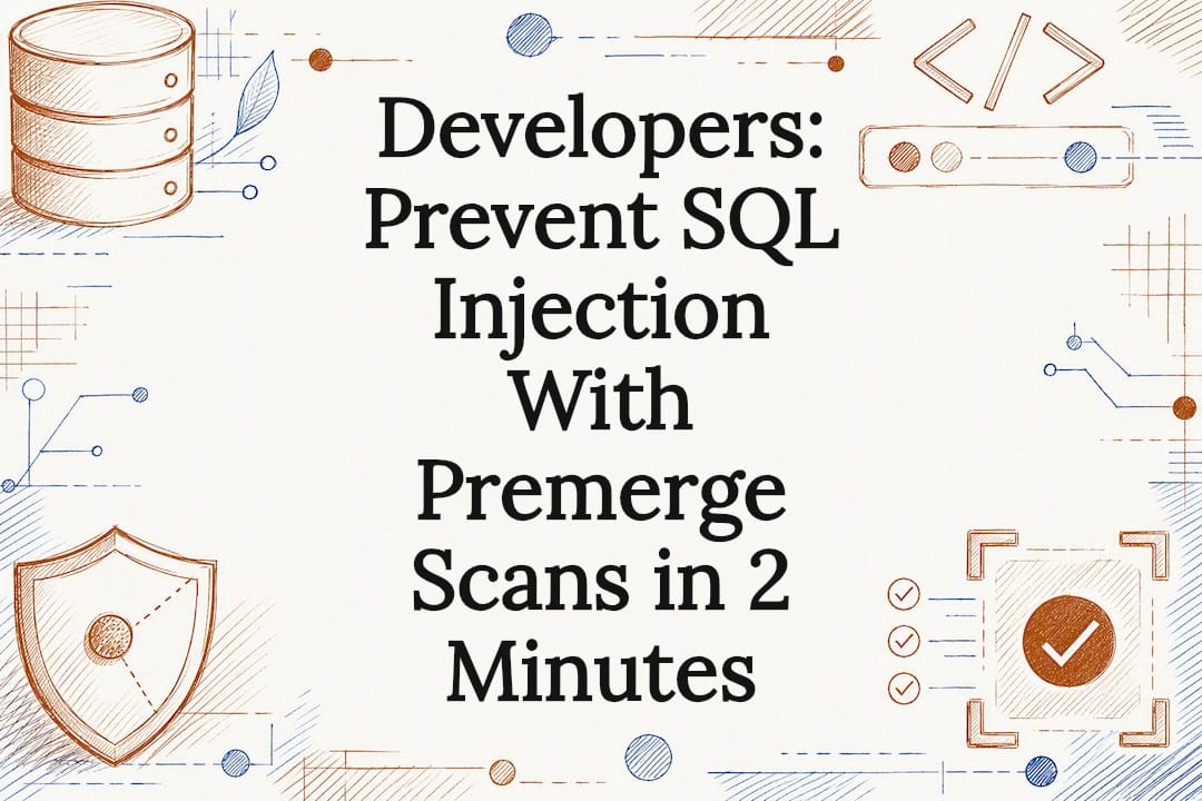 SQL injection prevention title card illustration