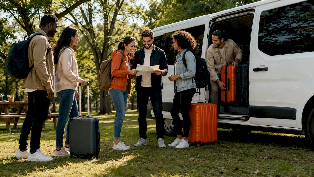 Why a Van Beats Multiple Car Rentals for Groups