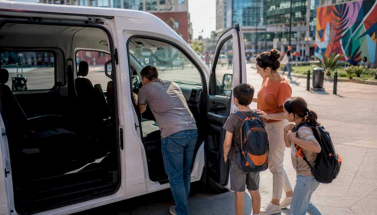 Passenger Van Features for Families: City Rental Guide