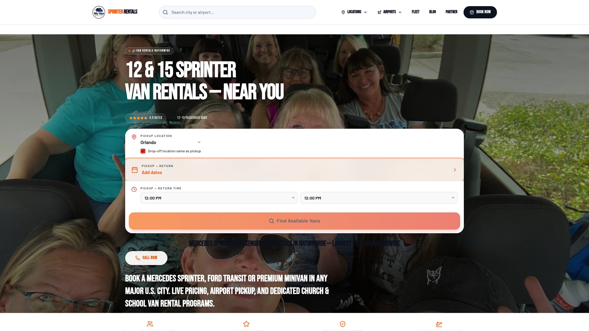 Sprinter Van Rentals