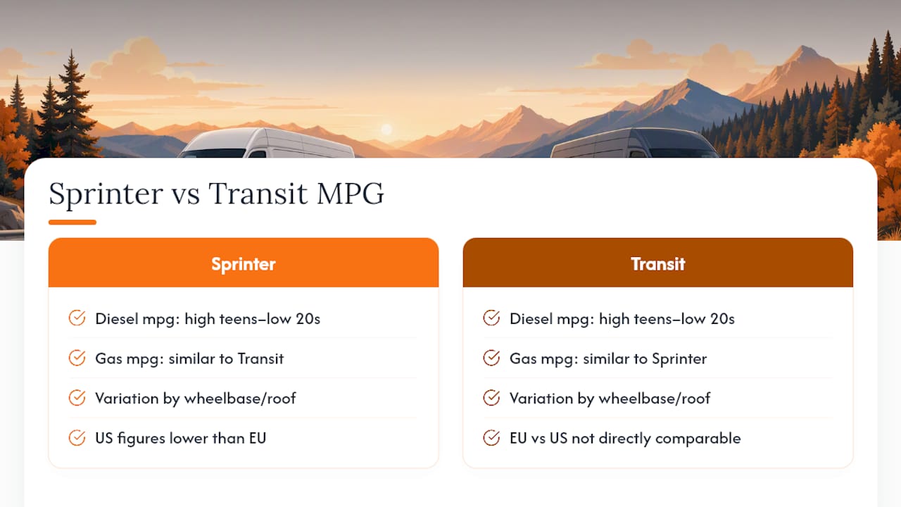 How Does Sprinter MPG Compare to Other Vans in Its Class? — overview diagram