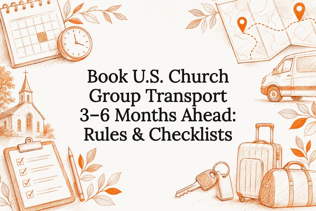 Book U.S. Church Group Transport 3–6 Months Ahead: Rules & Checklists