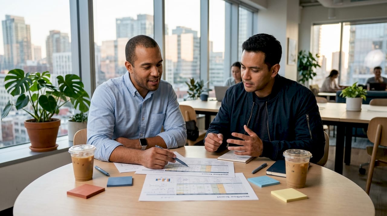 Team scoring project workflows in office