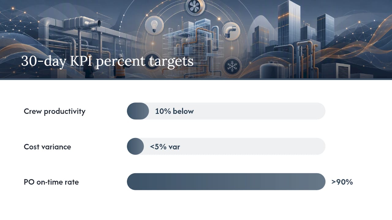 Which KPIs should contractors track to measure ROI? — overview diagram