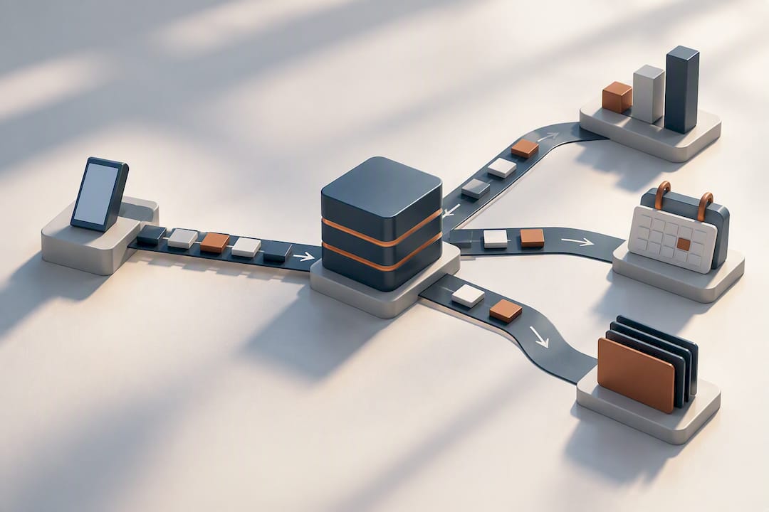 Field data flowing into connected construction systems