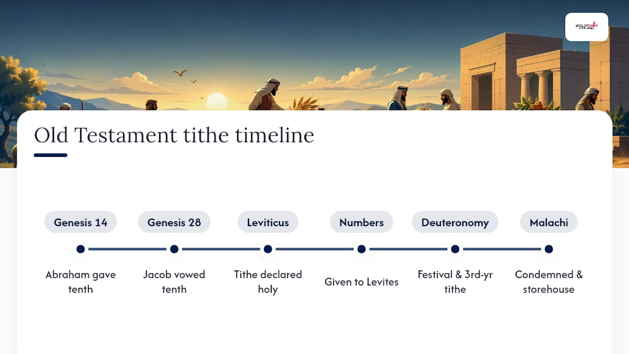 How Did the Old Testament Tithe System Actually Work? — overview diagram