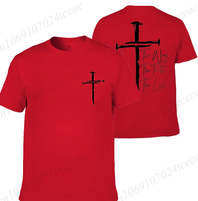 Jesus cross vintage unisex tee