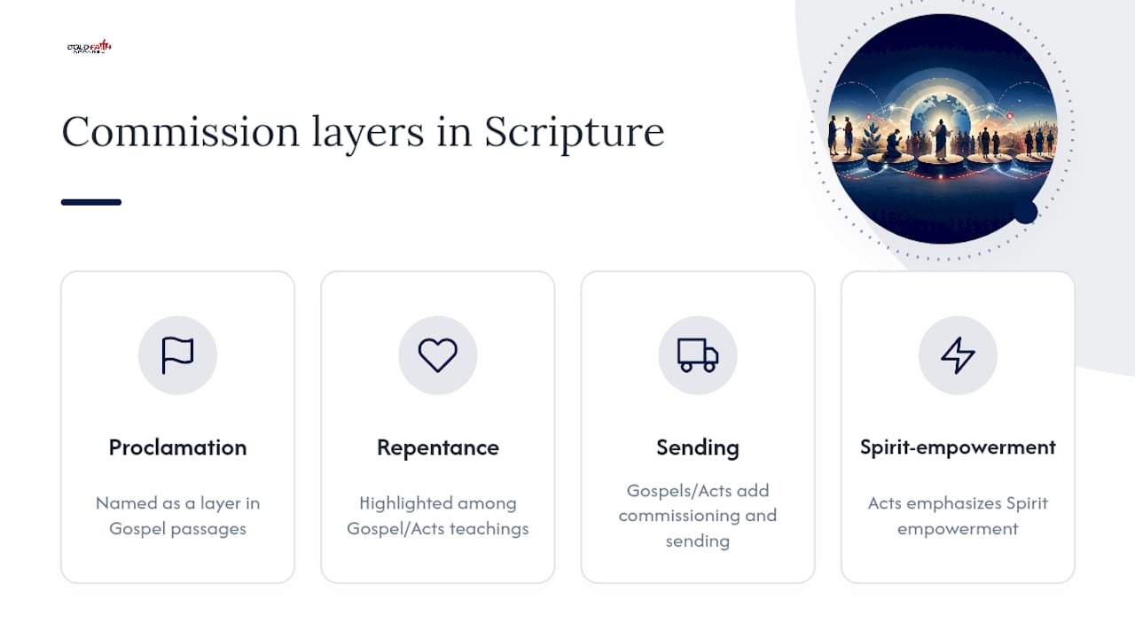 Great Commission themes across Gospel accounts