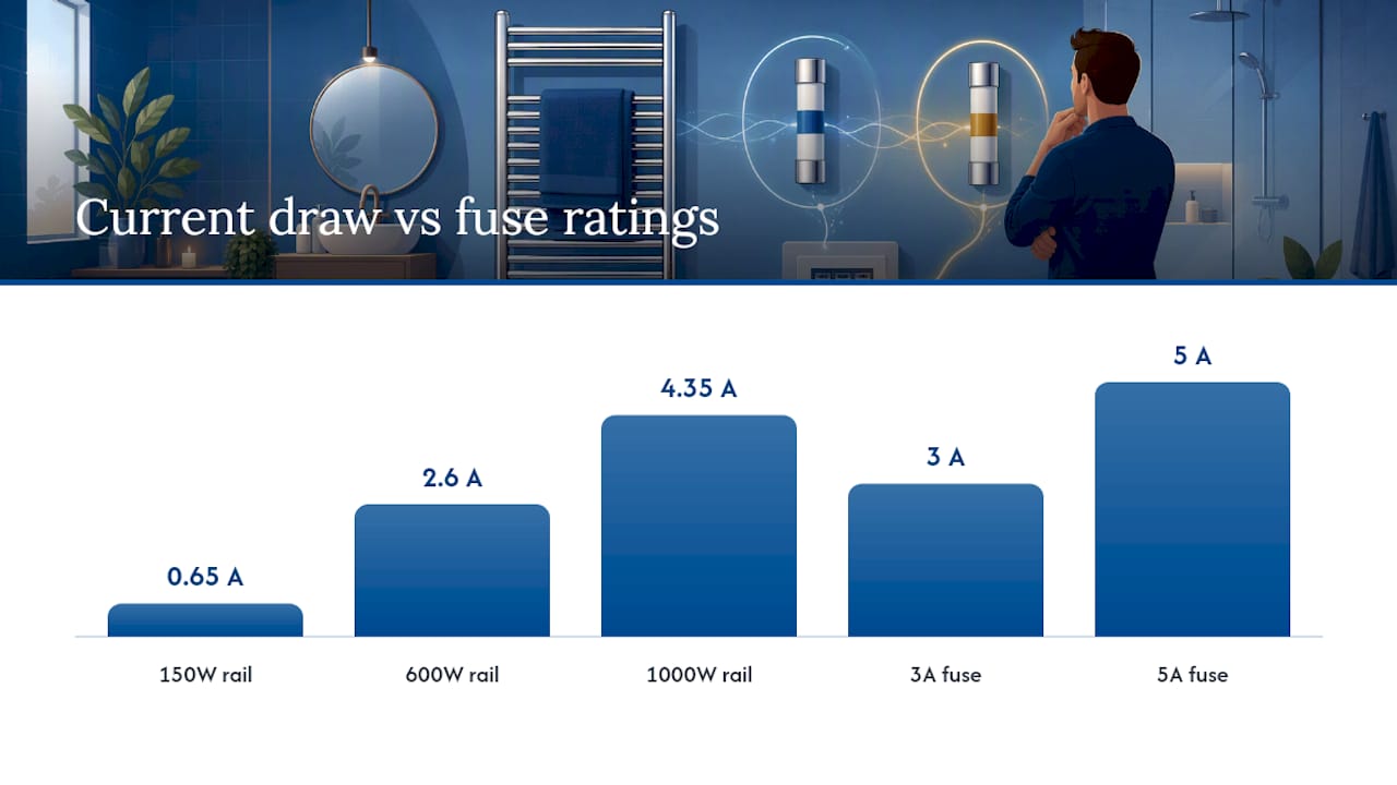 How do you calculate the right fuse size from wattage? — overview diagram