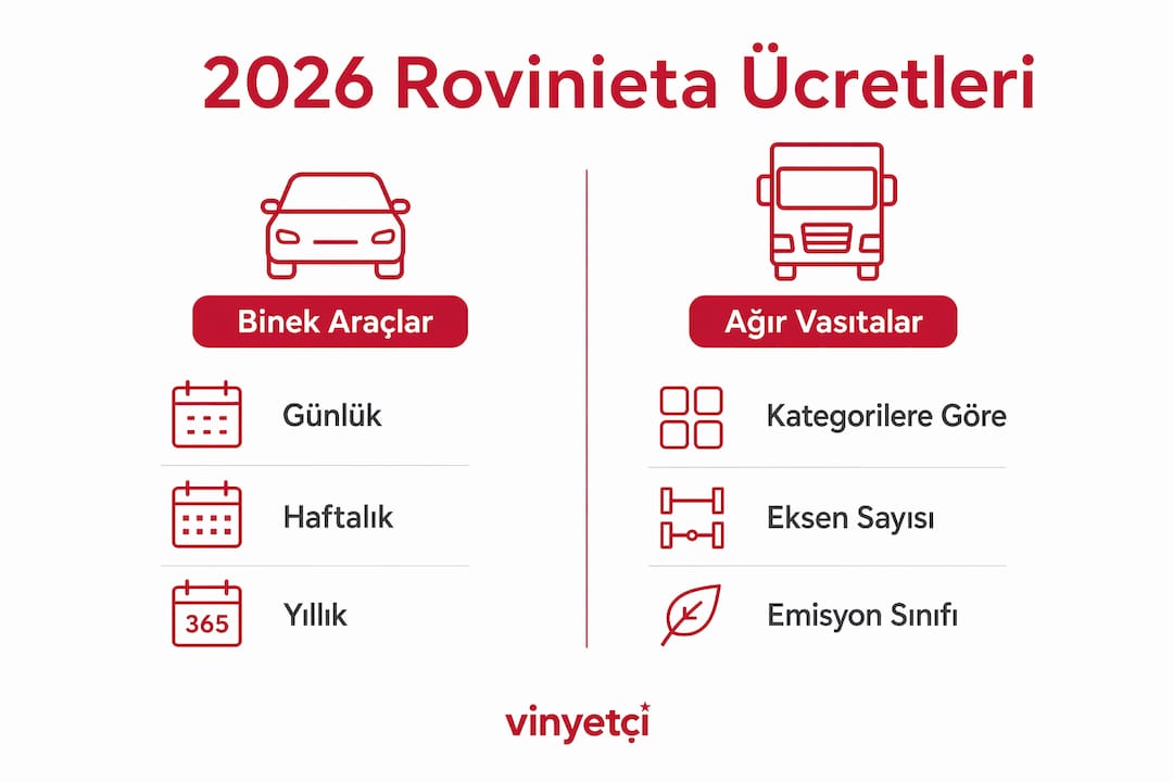 2026 yılı rovinieta fiyatlarını karşılaştıran infografik