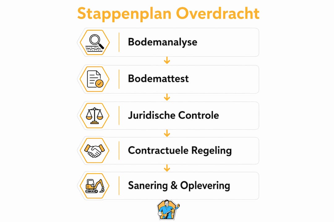 Overzicht: de vijf belangrijkste stappen bij het overdragen van vastgoed