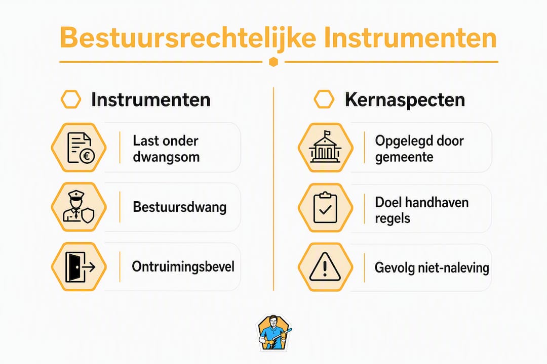 Overzicht van juridische middelen bij ongeoorloofd gebruik van een woning