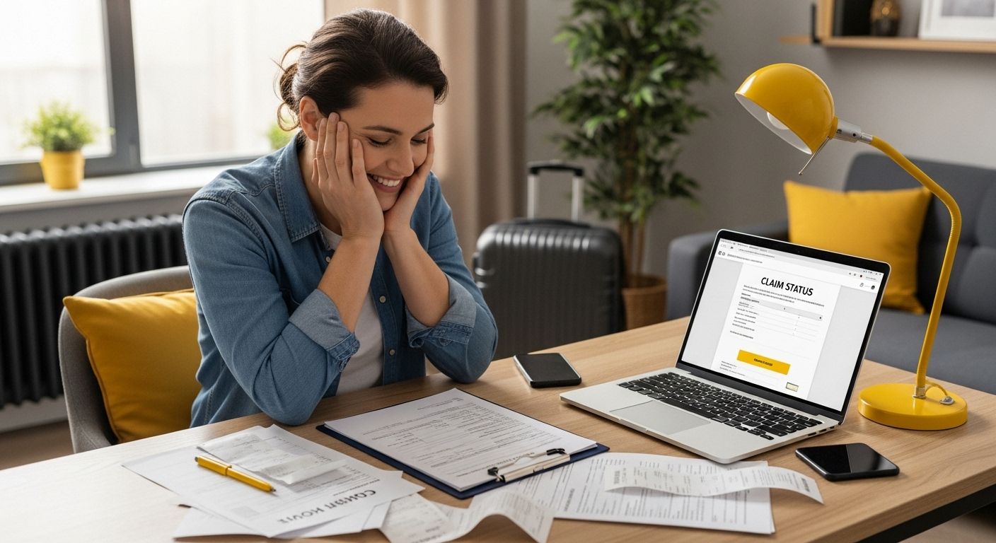 insurance claim traveler home