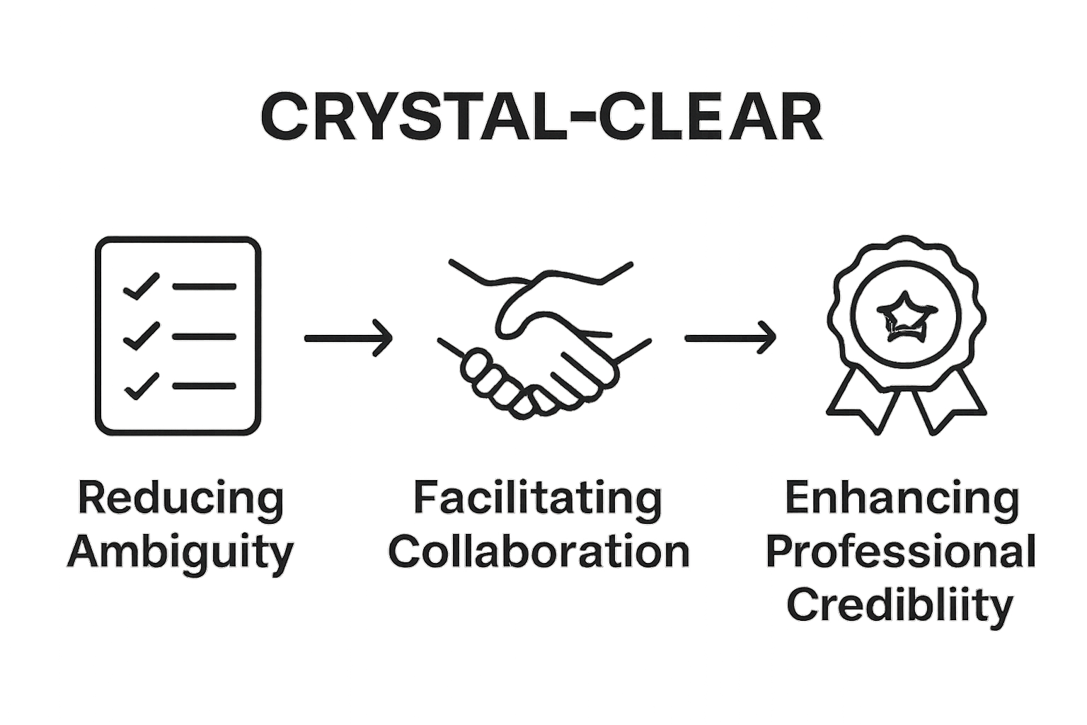 Infographic showing clear event design terminology benefits