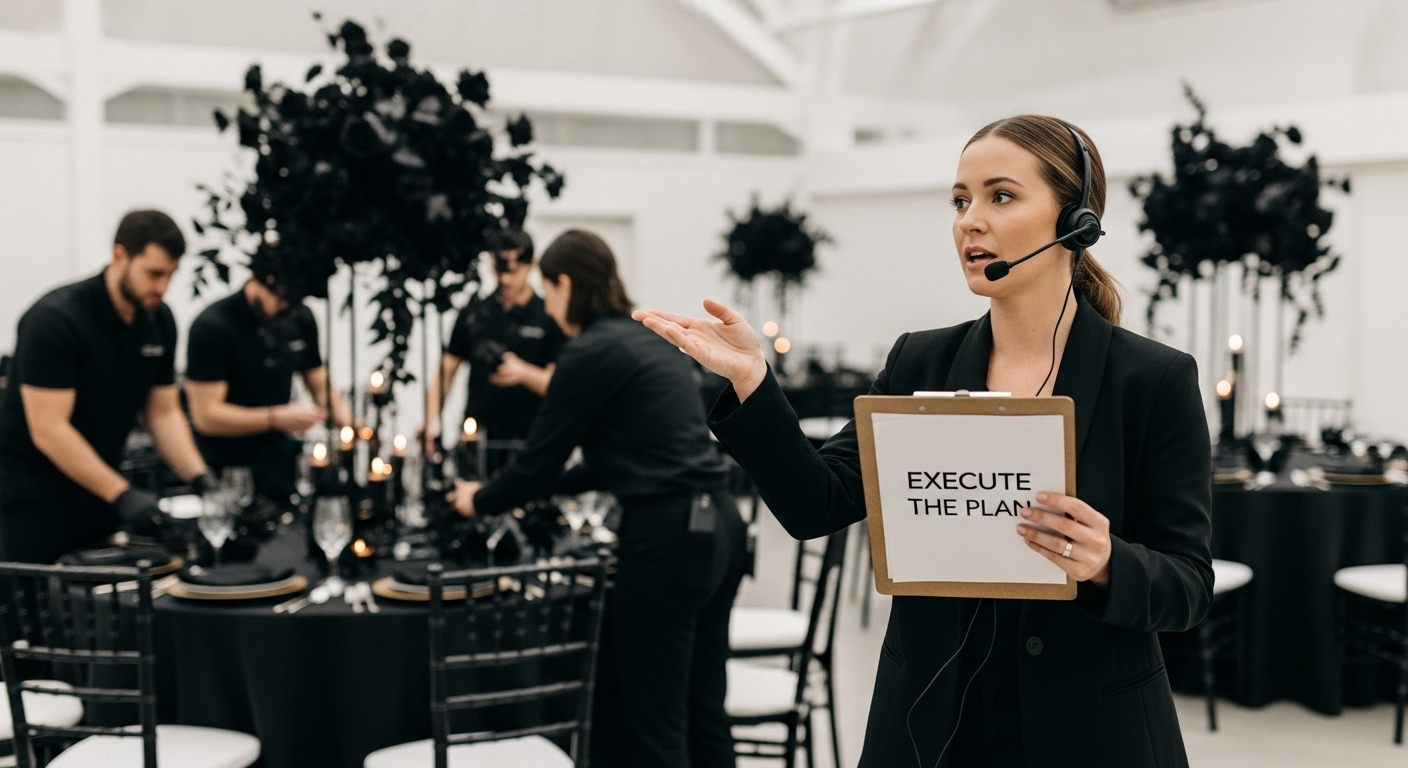 wedding logistics timeline