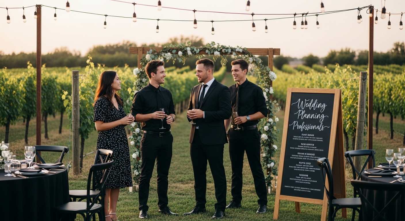 wedding planner coordination vineyard