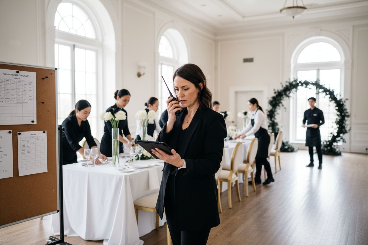 wedding logistics walkthrough