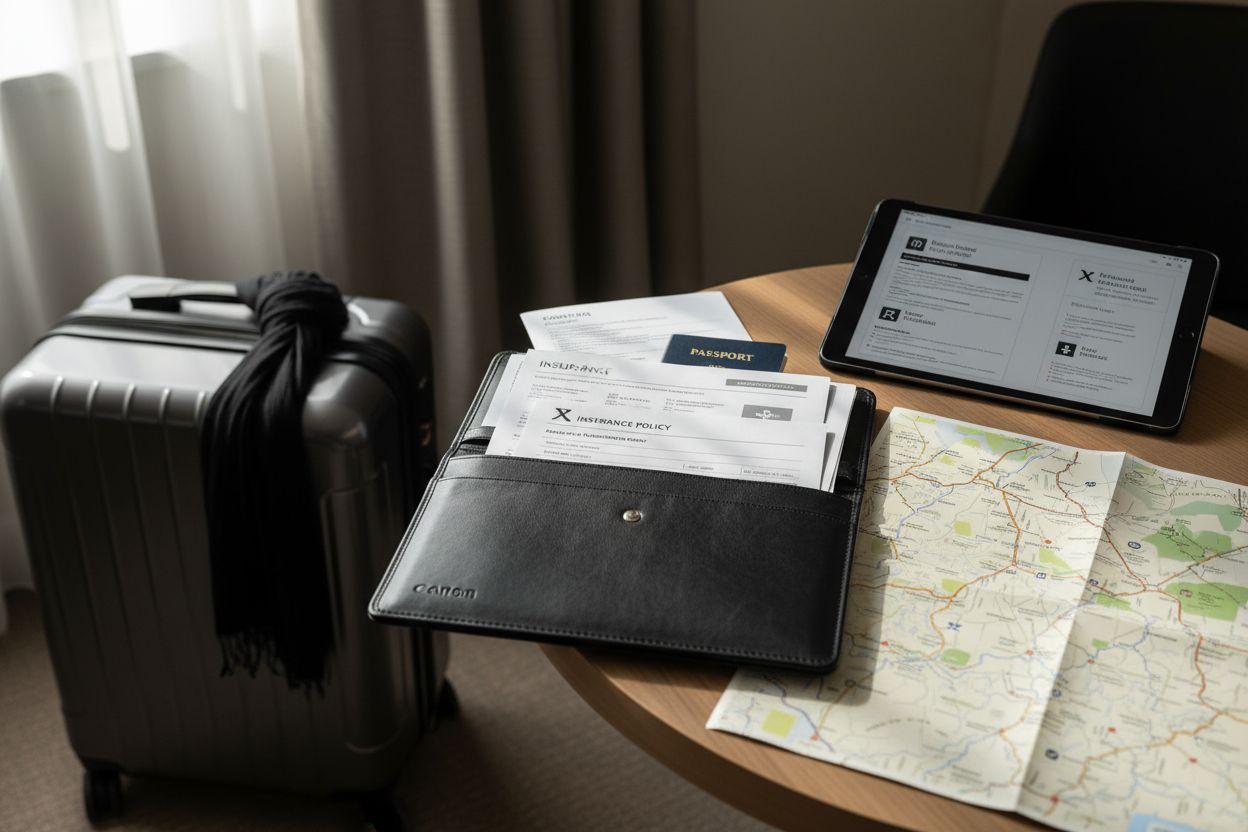 preparación documentos viaje