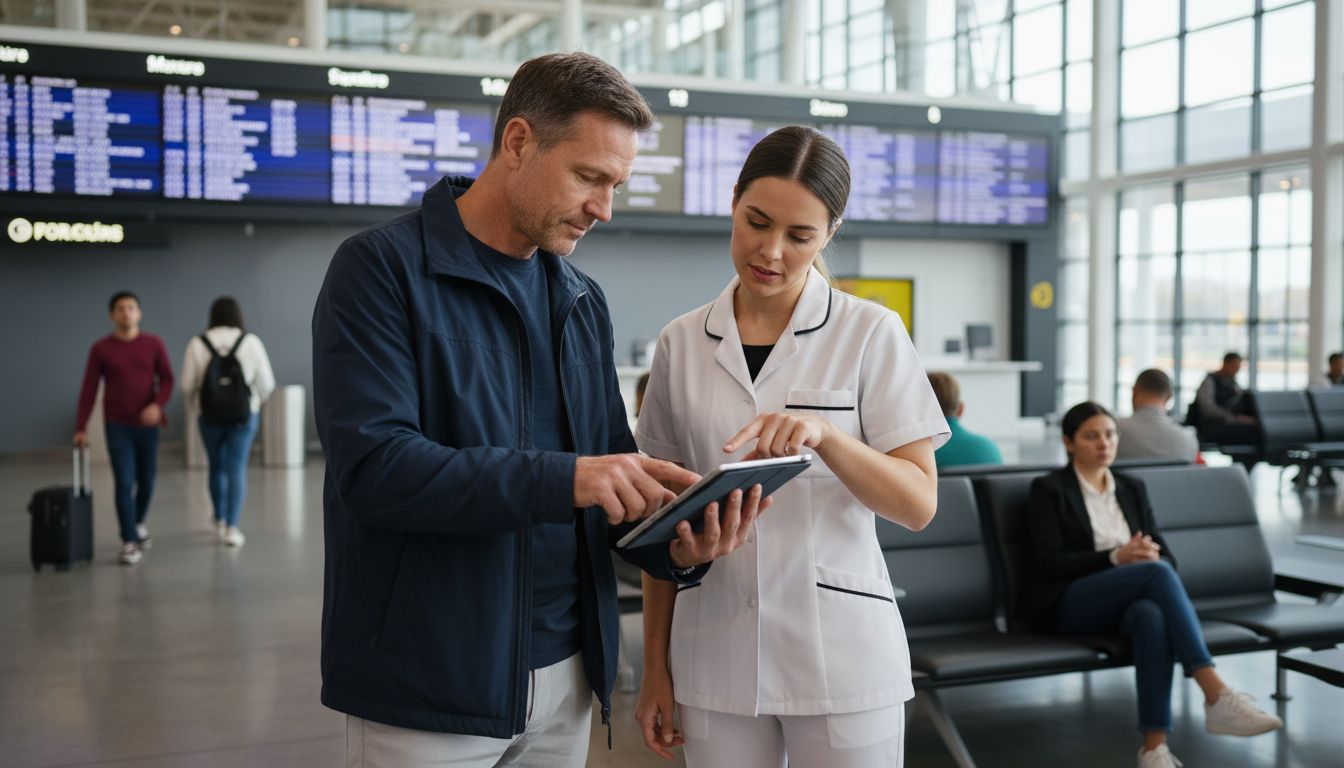 seguro médico aeropuerto
