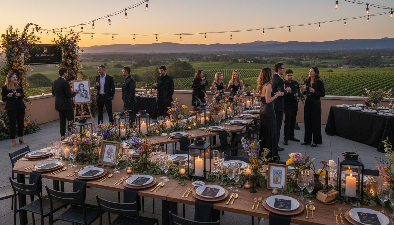 custom celebration setting