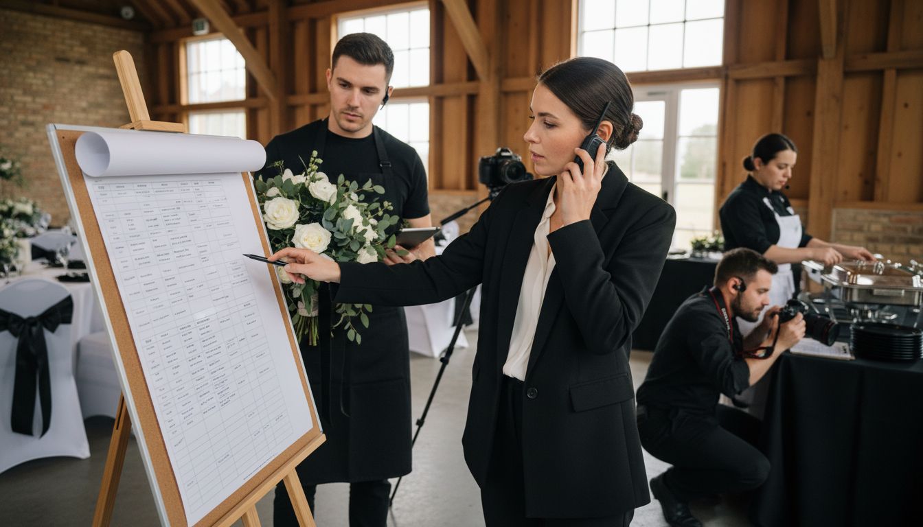 wedding day vendor team