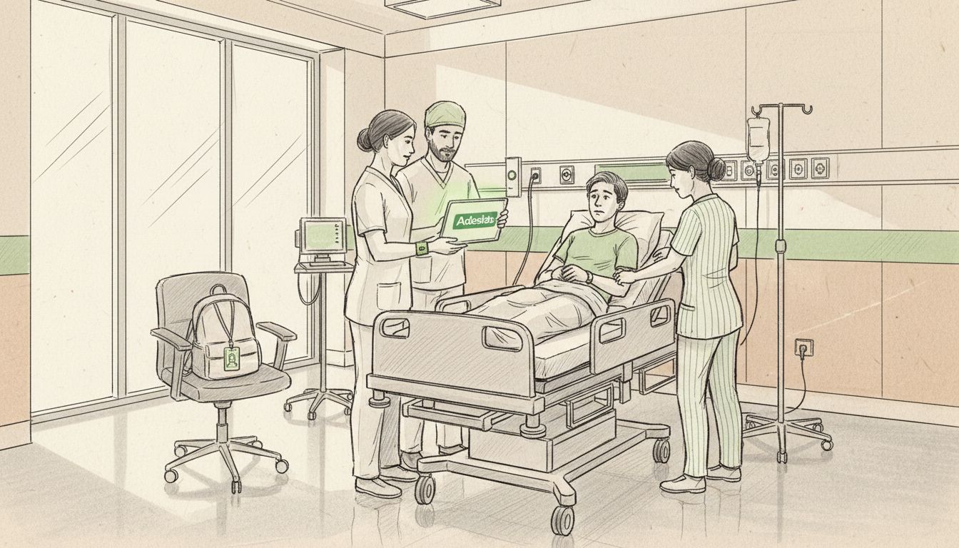 Atención médica a estudiante internacional en sala de emergencias