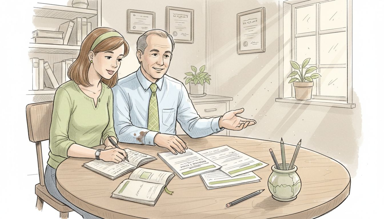 Advisor explains health insurance policy