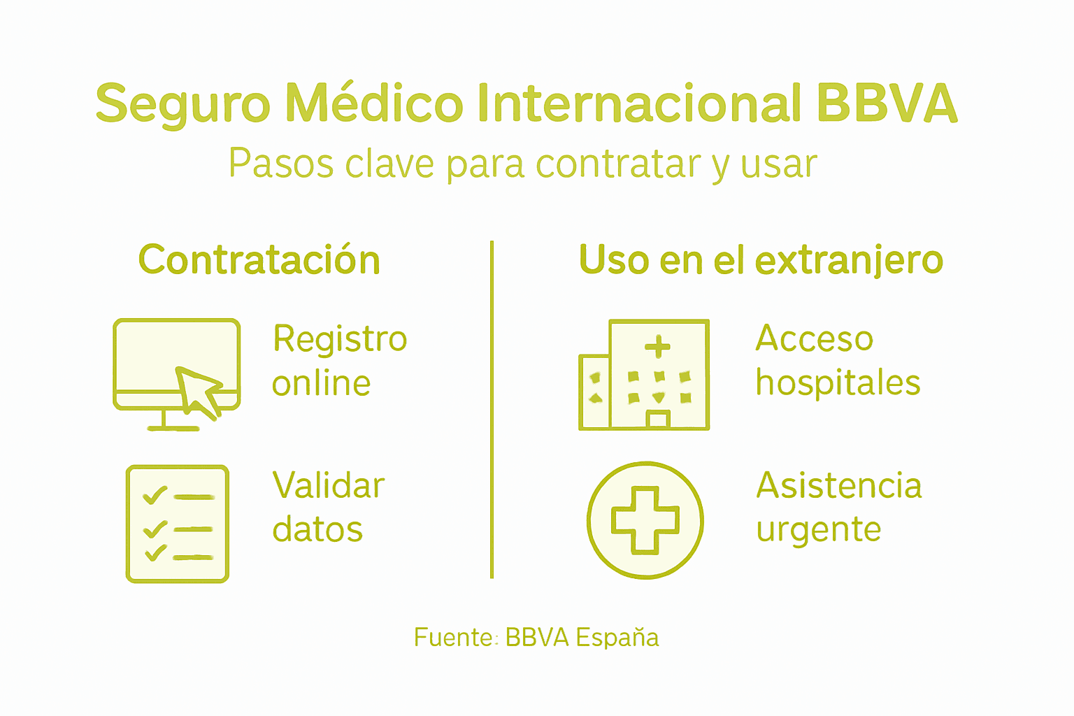Guía visual sobre cómo realizar un proceso médico internacional de manera segura
