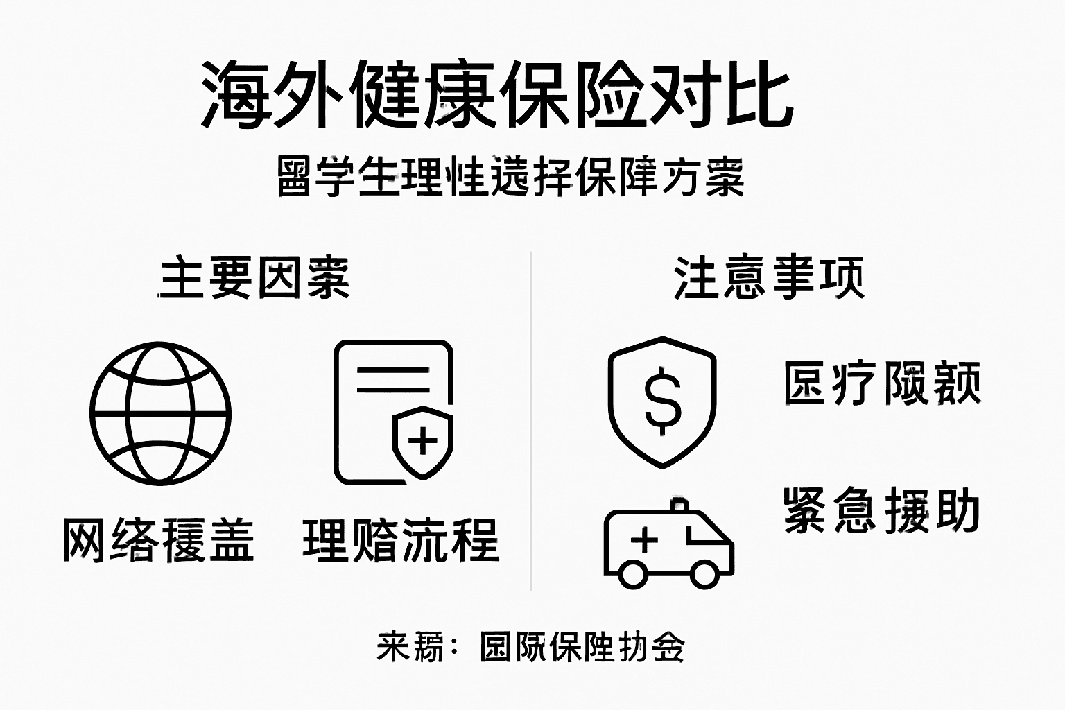 海外健康保险选购指南——重点信息一览