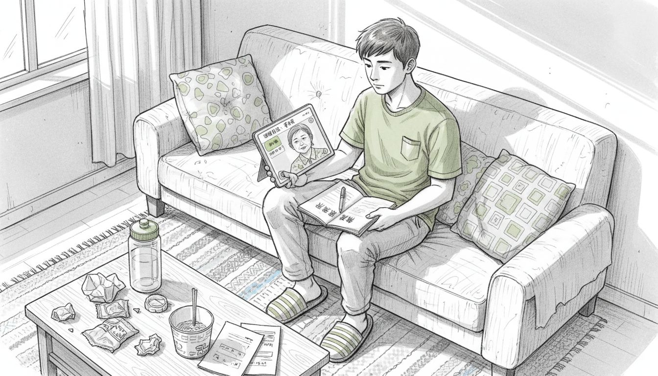 学生就健康风险问题与家人沟通交流