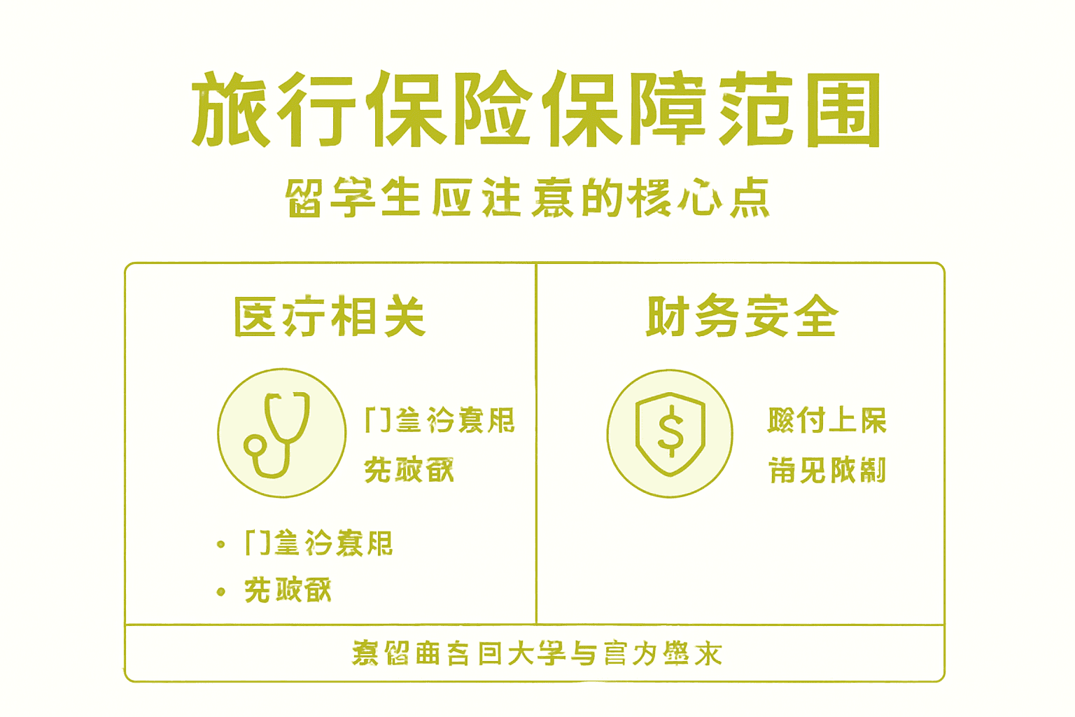 一张图看懂旅游保险必备要点
