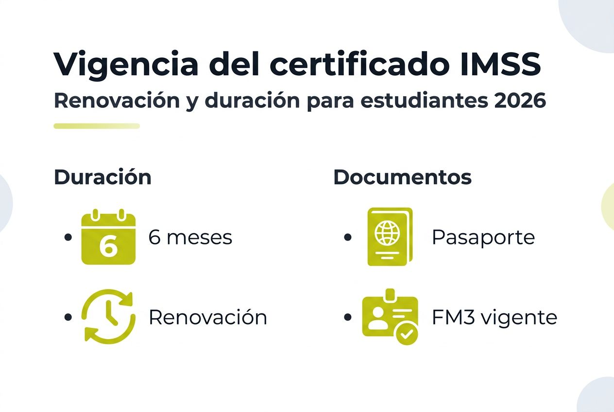 Infografía: Todo lo que necesitas saber sobre la vigencia del IMSS para estudiantes