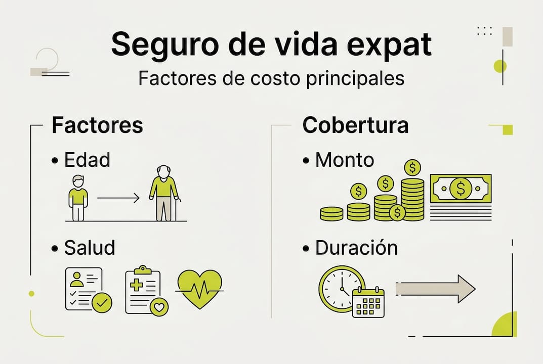 Infografía: ¿Qué influye en el precio del seguro para expatriados?