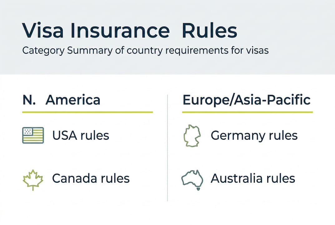 Infographic shows country-specific insurance rules