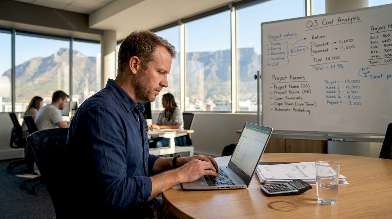 Coordinator inputs event budget at table