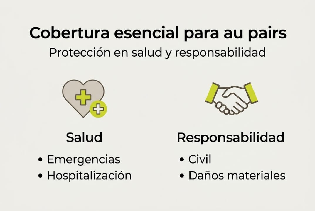 Infografía: ¿Qué coberturas no pueden faltar en un seguro para au pairs?