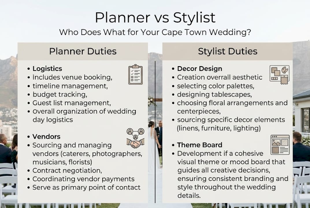 Infographic: planner versus stylist roles