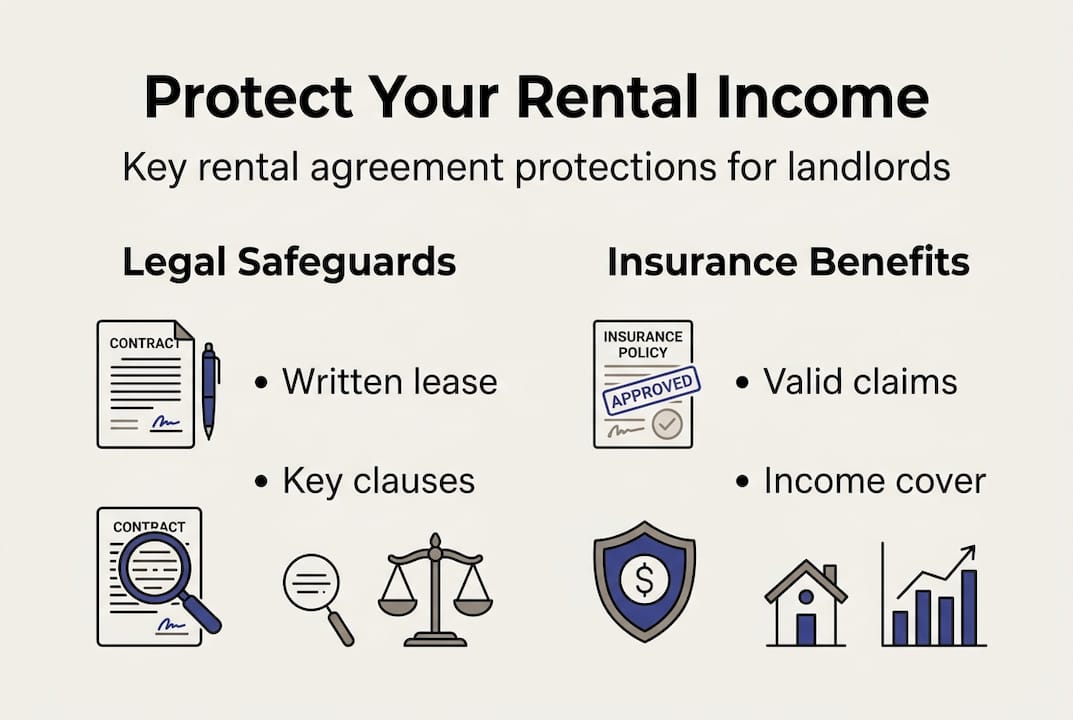 Infographic on landlord rental agreement protections