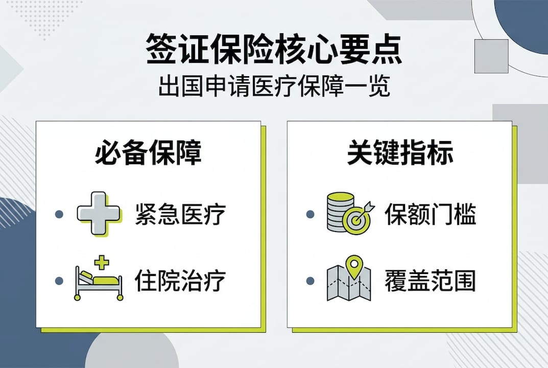 签证保险简介及办理要点一览图