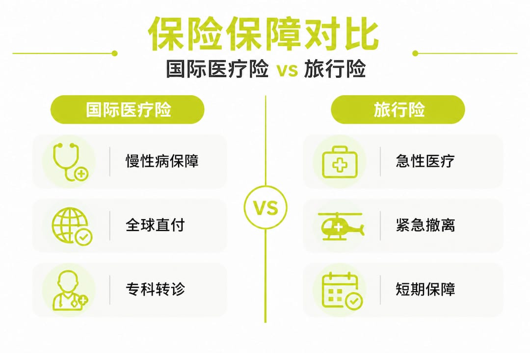 全球健康险与旅行险对比一览图