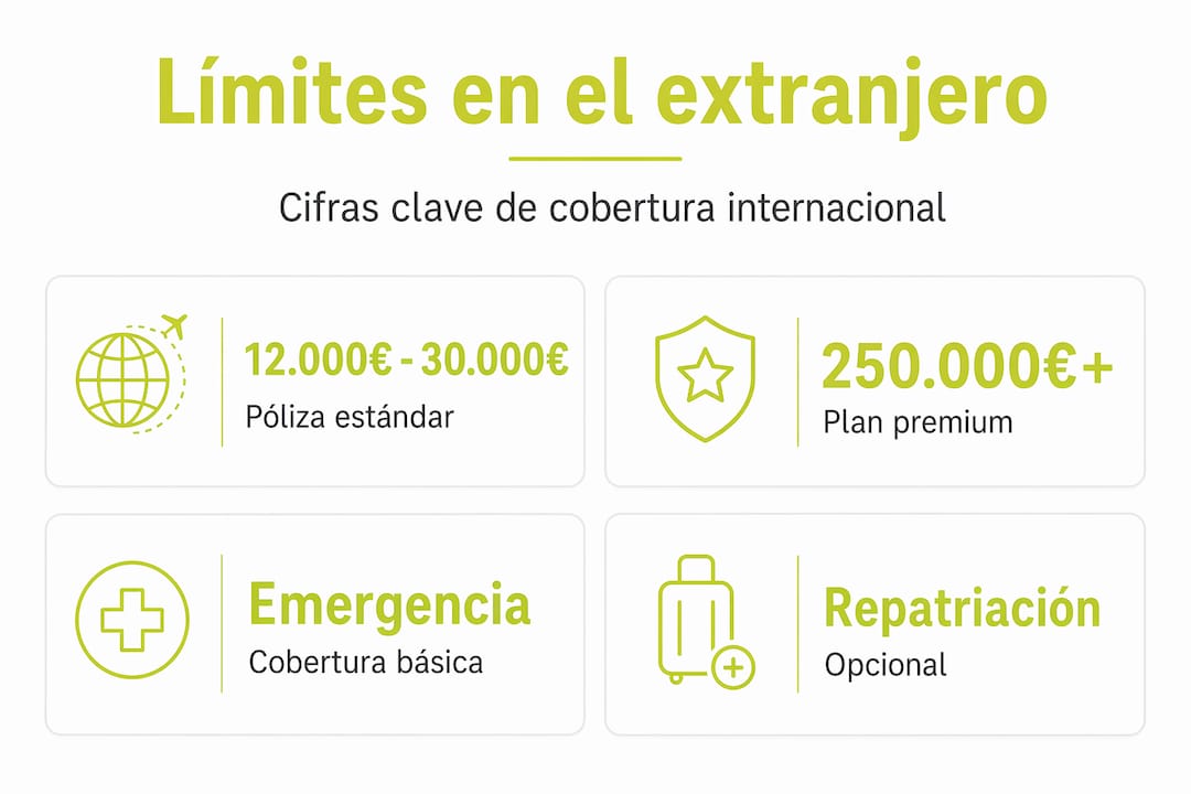 Infografía: datos clave sobre los límites en seguros internacionales