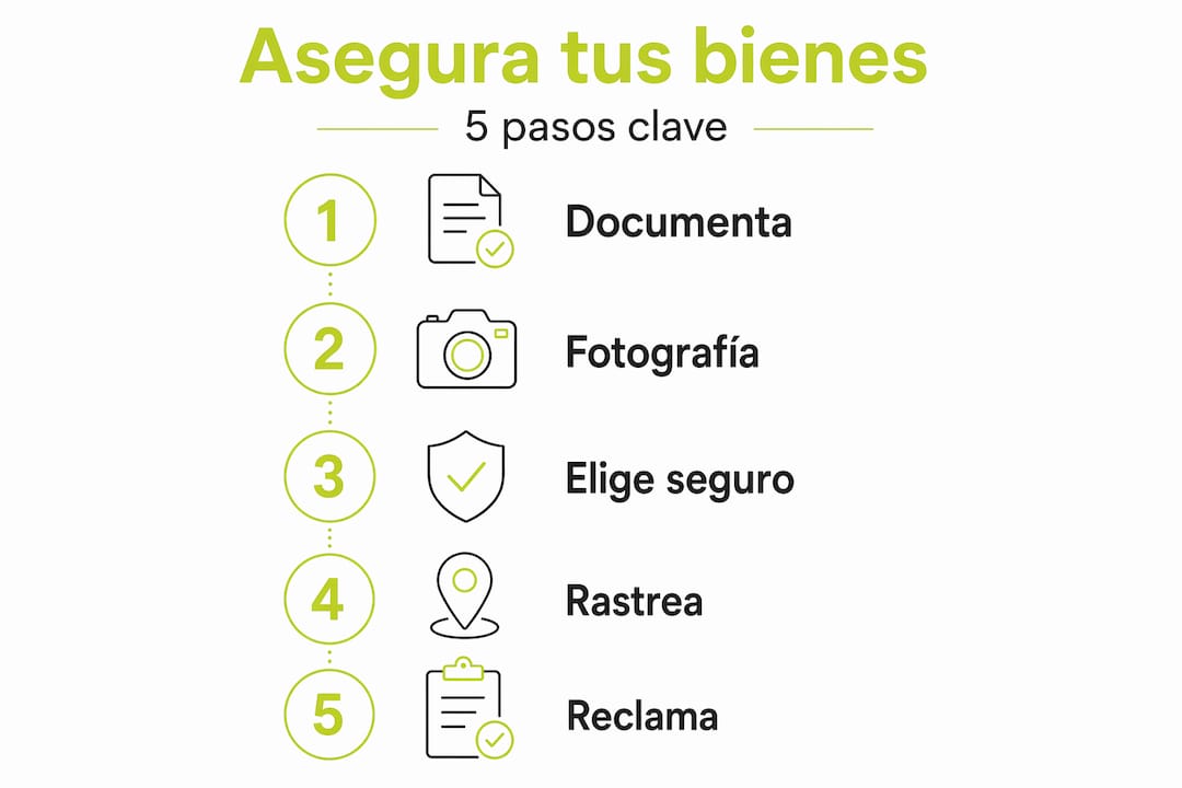 Infografía: consejos esenciales para proteger tus pertenencias durante el viaje